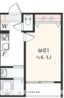アザーレ・パッシオ本厚木B【2階】の間取り