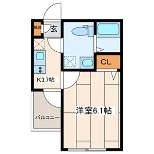 WITH PLACEさがみ野【2階】の間取り