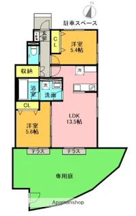 コーストヒルズ横浜【1階】の間取り