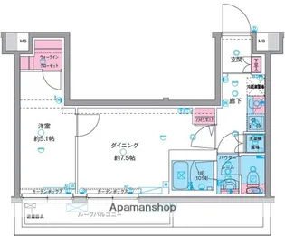 GENOVIA町田【3階】の間取り