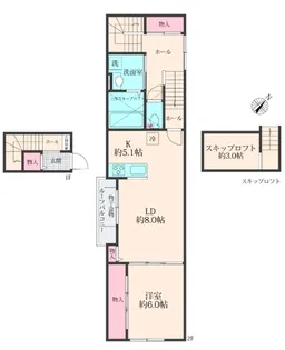 ソル アスール【2階】の間取り