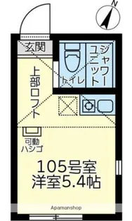 ユナイト富岡マリンジェッター【1階】の間取り