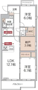 リージュ【2階】の間取り