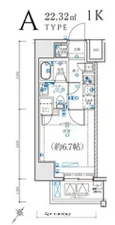LEXE横濱関内【7階】の間取り