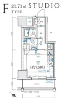 LEXE横濱関内【5階】の間取り