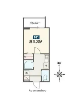 MELDIA京急鶴見【1階】の間取り