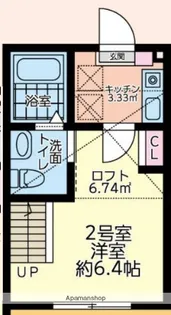 ショコラReze【1階】の間取り