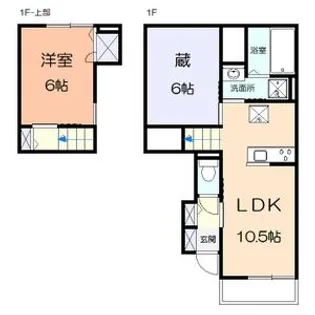 シエル ブリランテ【102号室】の間取り