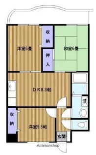 カスタムB【3階】の間取り