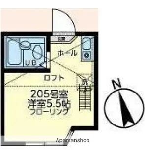 ユナイト南太田ケリースレーター【2階】の間取り