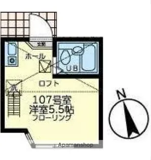 ユナイト南太田ケリースレーター【1階】の間取り