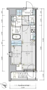 ミライズ横濱SOUTHレジデンス【2階】の間取り