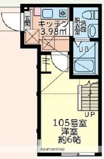 リアンスコートRS【1階】の間取り