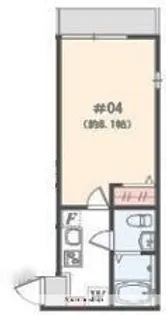 アザーレ・キュリオス伊勢原【2階】の間取り