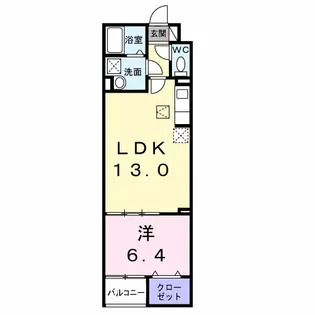ルリアンラポーズ【1階】の間取り