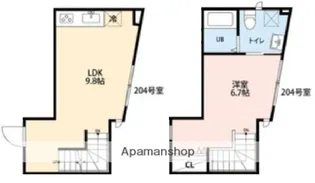 フェリオ小田急相模原【2階】の間取り