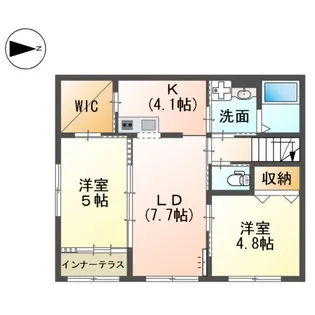 オリーヴァ OLIVA【2階】の間取り