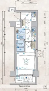 エステムコート新横浜グランデ【2階】の間取り