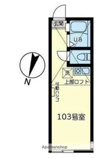 ユナイト南太田クロードドビッシュ【1階】の間取り