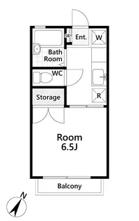 コスモハイツ【1階】の間取り