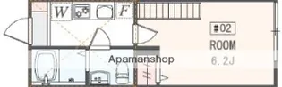 アザーレ ナッジ東海大学前【2階】の間取り