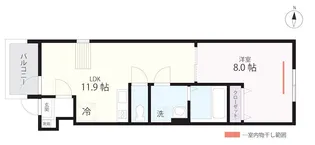 QUIET CRAB HOUSE TOGETHER瀬谷(仮)【2階】の間取り