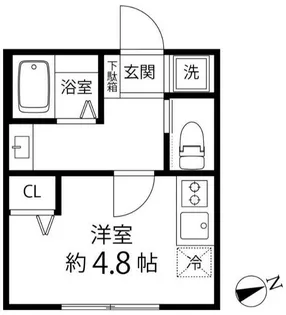 T’S CUORE三ツ境Ⅱ【1階】の間取り