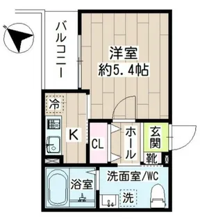 NERO南林間【2階】の間取り