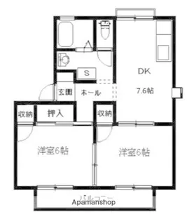 メゾン小林3【2階】の間取り