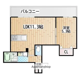 グランディール新子安【2階】の間取り