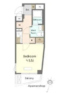 SHOKEN RESIDENCE横浜大口Ⅲ【2階】の間取り