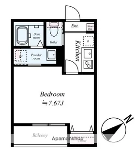 GRADUSかしわ台Ⅱ【3階】の間取り