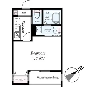 GRADUSかしわ台Ⅱ【1階】の間取り