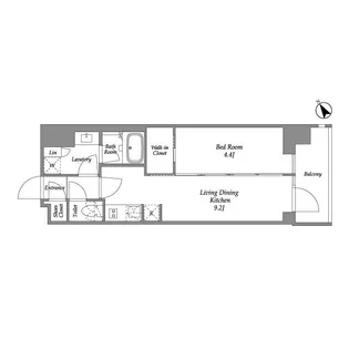 シーズンフラッツ大森西【6階】の間取り