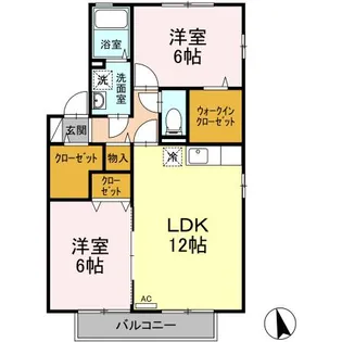 コンフォート湘南 B【2階】の間取り