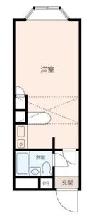 ベルピア馬堀海岸1ー4【1階】の間取り