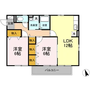 コゥジィーコート I【2階】の間取り