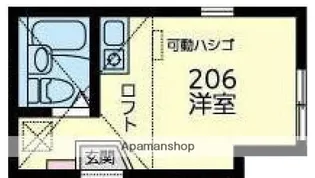 ユナイト井土ヶ谷スウィーツベリーオペラ【2階】の間取り