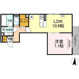 エミエール東成瀬【3階】の間取り
