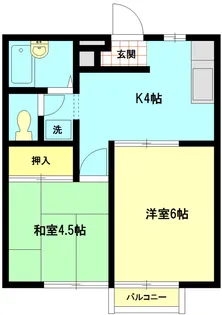 クリドタマナワ【1階】の間取り