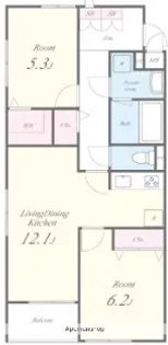 SOLEIL本厚木【3階】の間取り