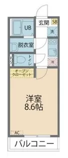 カインドネス相模大野Ⅱ【101号室号室】の間取り