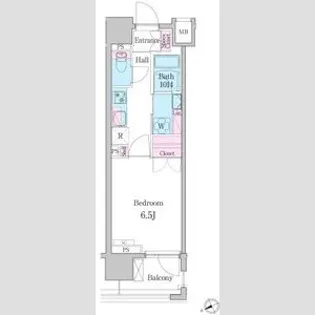 デュオメゾン品川戸越【8階】の間取り