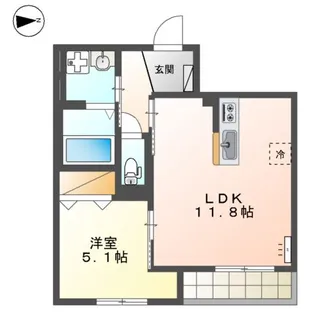 WISHING WELL【2階】の間取り