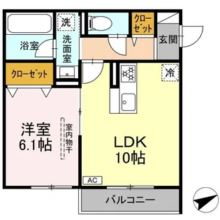プエンテ【3階】の間取り