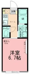 クレスタ鴨居【1階】の間取り