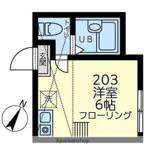 ユナイト追浜ヴィーナス【2階】の間取り