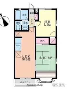 カーサ・ビオレータ【2階】の間取り