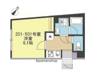 COMFORT YOKOHAMA【4階】の間取り