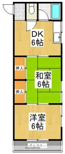 コーポ田園【2階】の間取り